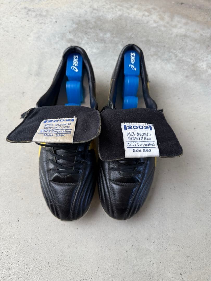 25.5 asics インジェクター2002 イエロー 復刻