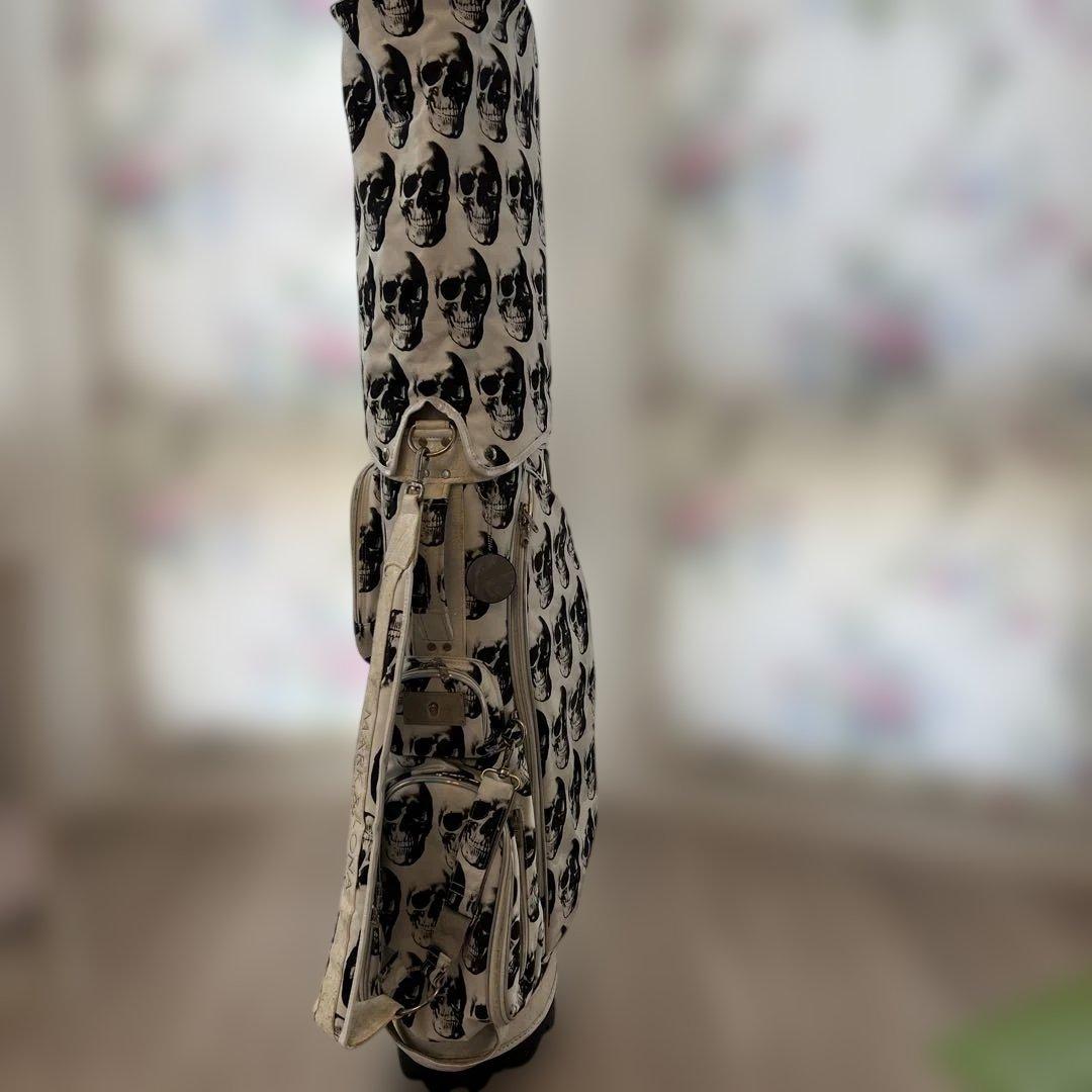 MARK&LONA スカル総柄 キャディバッグ ヘッドカバー