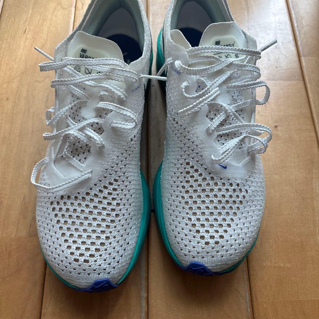Nike Vaporfly 25.5cm ホワイト/ターコイズ