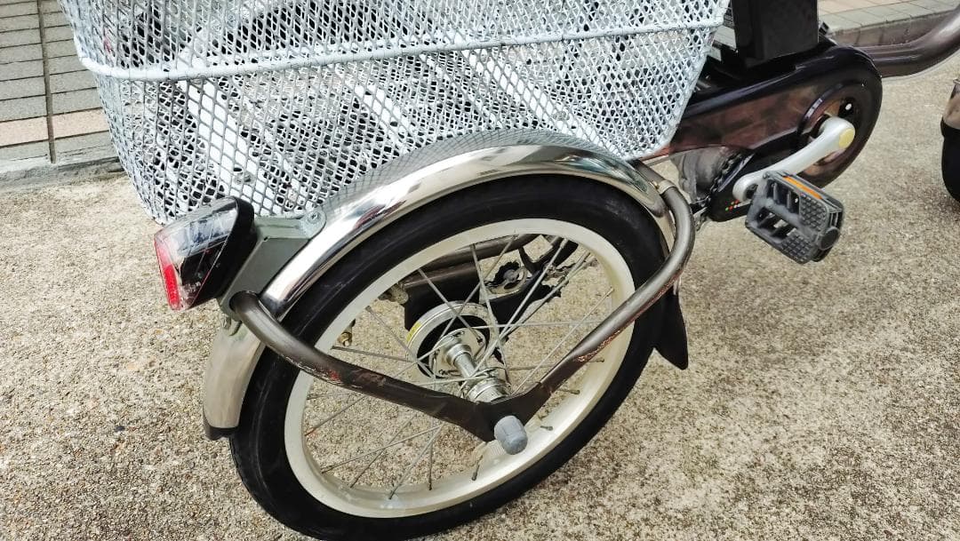 パナソニック 電動三輪自転車 ビビライフ BE-ELR83N スイング固定中