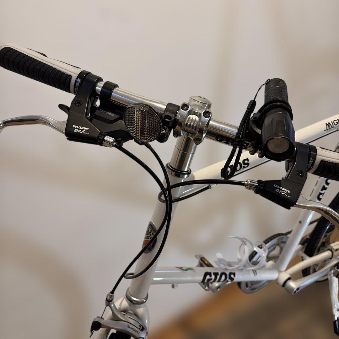 GIOS MIGNON ホワイト ミニベロ　510 手渡し