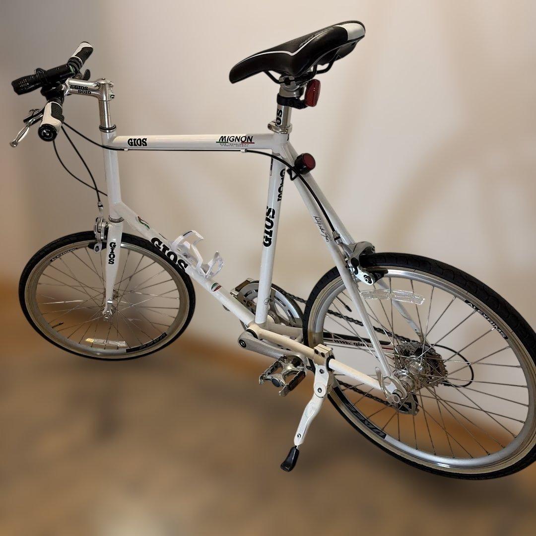 GIOS MIGNON ホワイト ミニベロ　510 手渡し