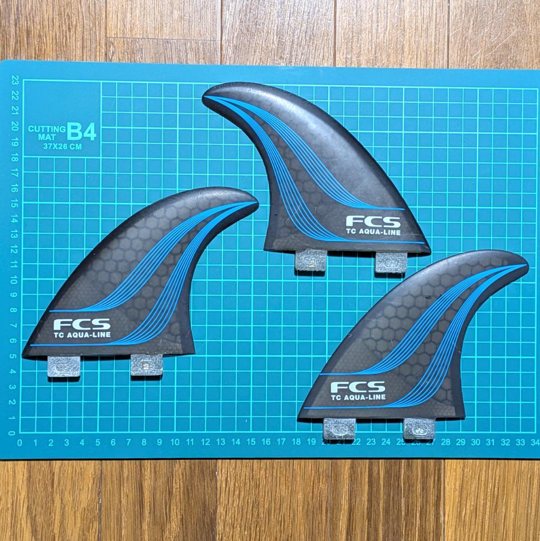 FCS TC AQUA-LINE ハニカムコアトライフィン 3枚セット