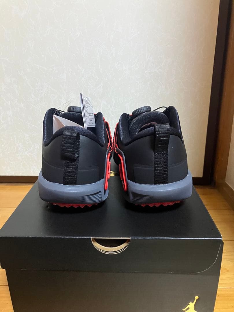 NIKE ゴルフ　ジョーダン　エア　レブ　26.5cm ブラック　インフラレッド