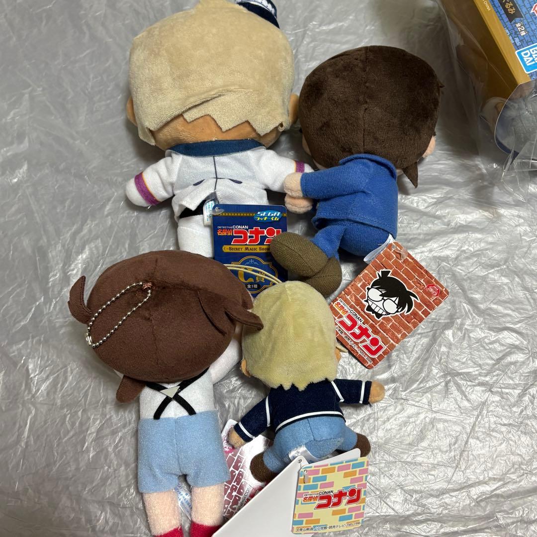 名探偵コナン ぬいぐるみ まとめ 寝そべり 安室 新一 伊達航 キッド