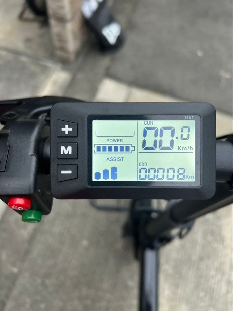 ほぼ新品RICH BIT CITY アシスト　ブラック電動自転車　ナンバー不要