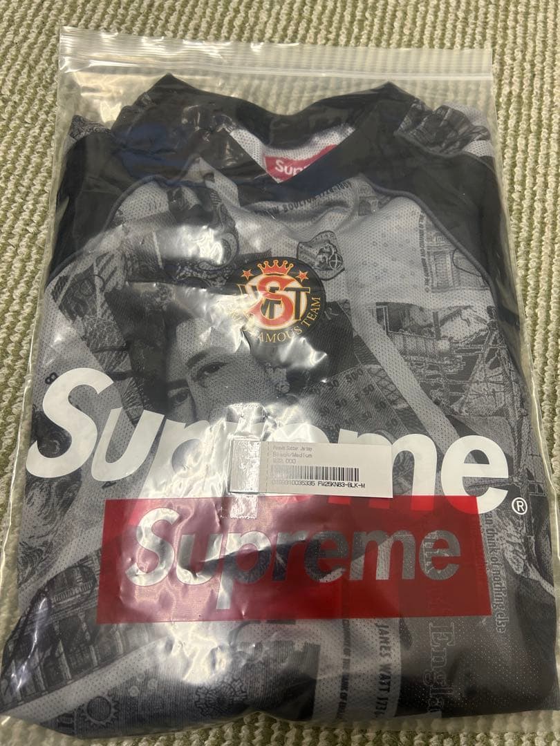 ウェア Supreme Pounds Soccer Jersey \"Black\"