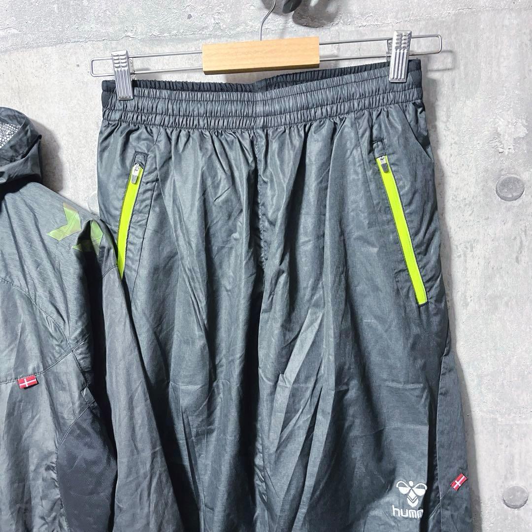 hummel ヒュンメル メンズ ウインドブレーカーセットアップ 上下セット M