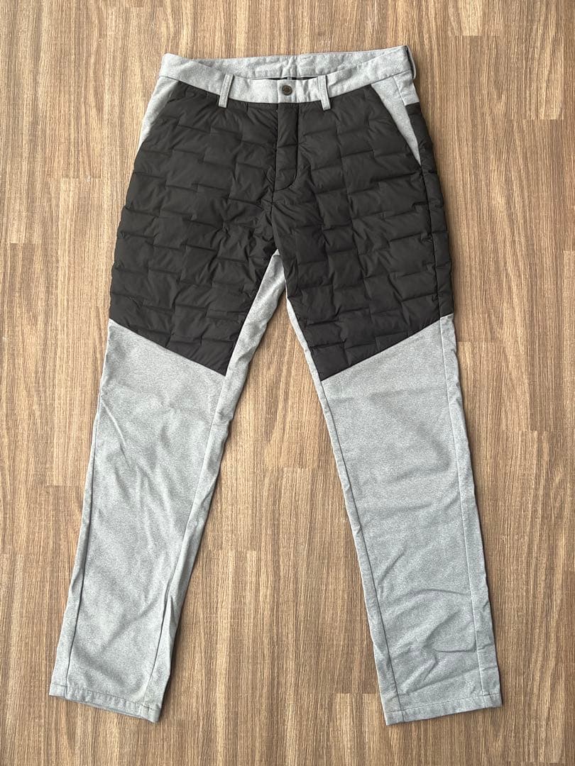DESCENTE デサント　ダウンパンツ　O/85 ブラックxグレー