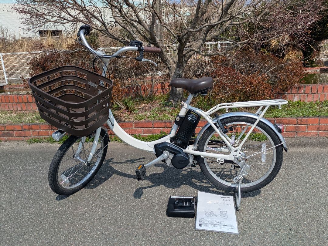 ”引取限定\"パナソニック電動アシスト自転車ビビ・SL・20 BE-FSL032