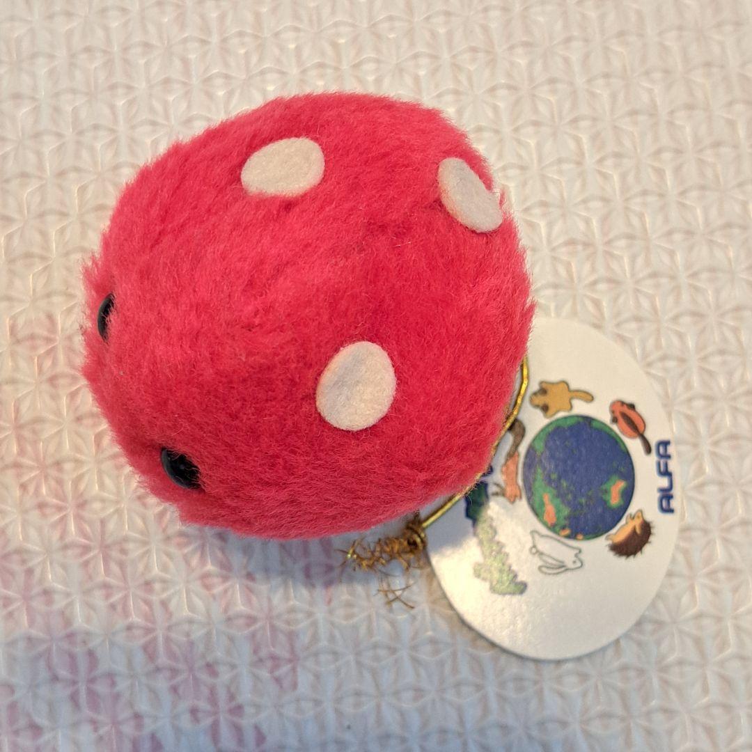 Nature plannet ALFA きのこ　ぬいぐるみ　昭和レトロ　水玉