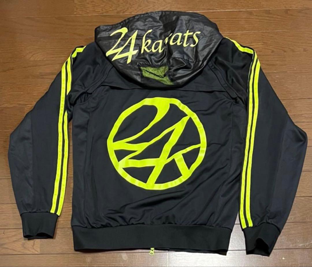 adidas 24karats コラボ ジャージ 蛍光 アディダス ダンス　L