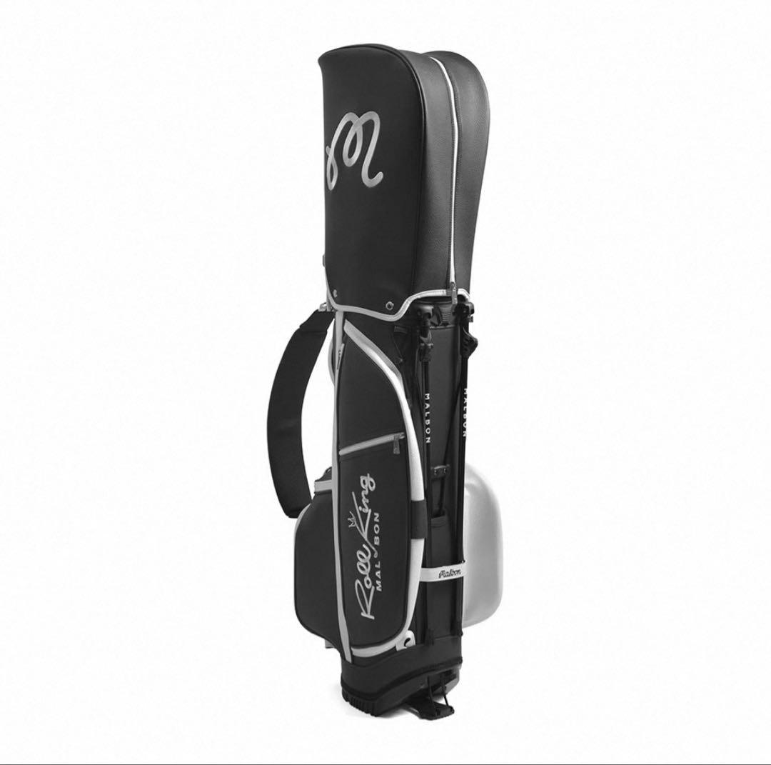 新品　キャディーバッグ　黒　マルボンゴルフ MALBON GOLF