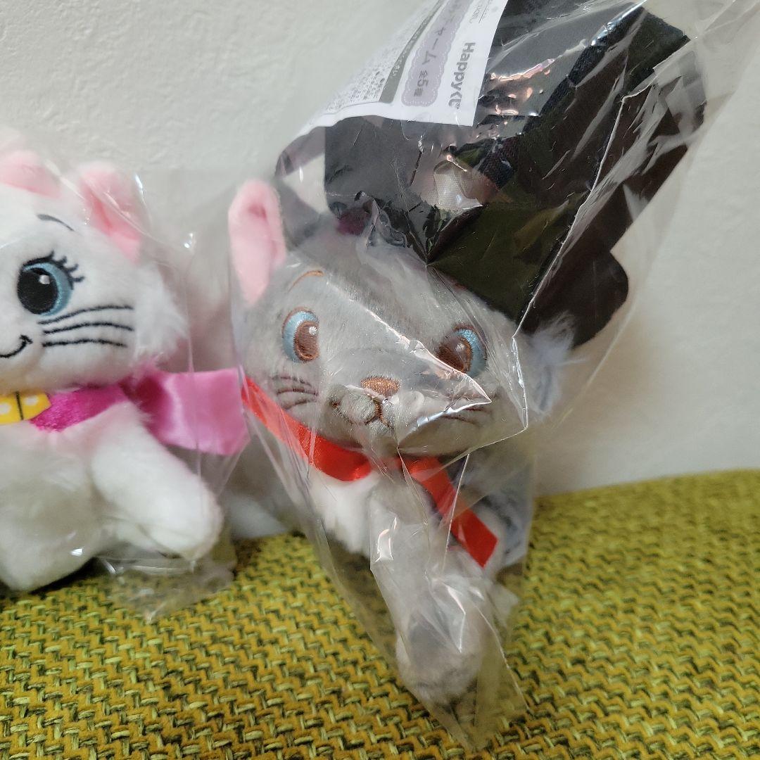 ディズニー　くじ　B賞　ぬいぐるみチャーム　マリー　ベルリオーズ　トゥルーズ
