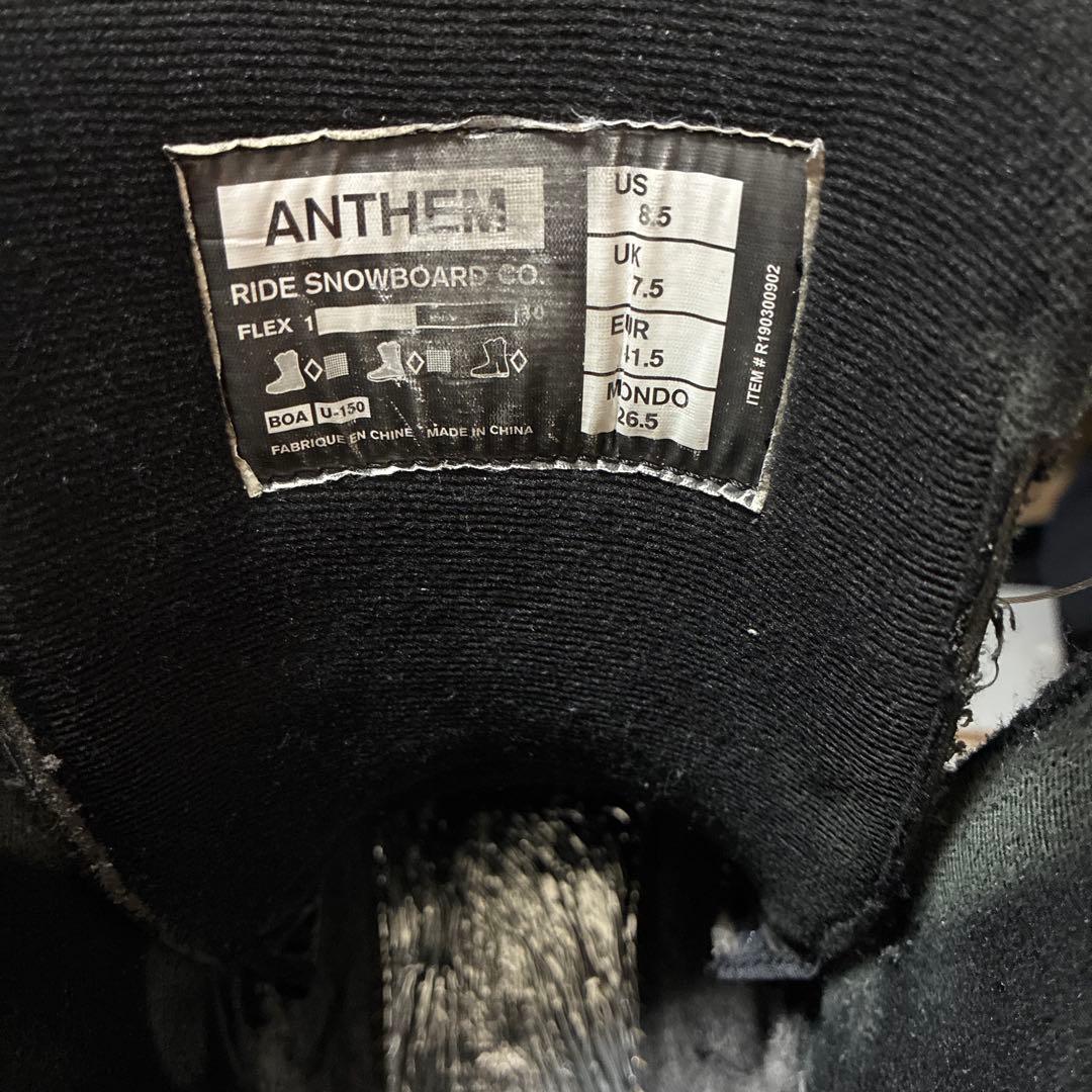 ANTHEM RIDE BOA スノーボードブーツ　26.5