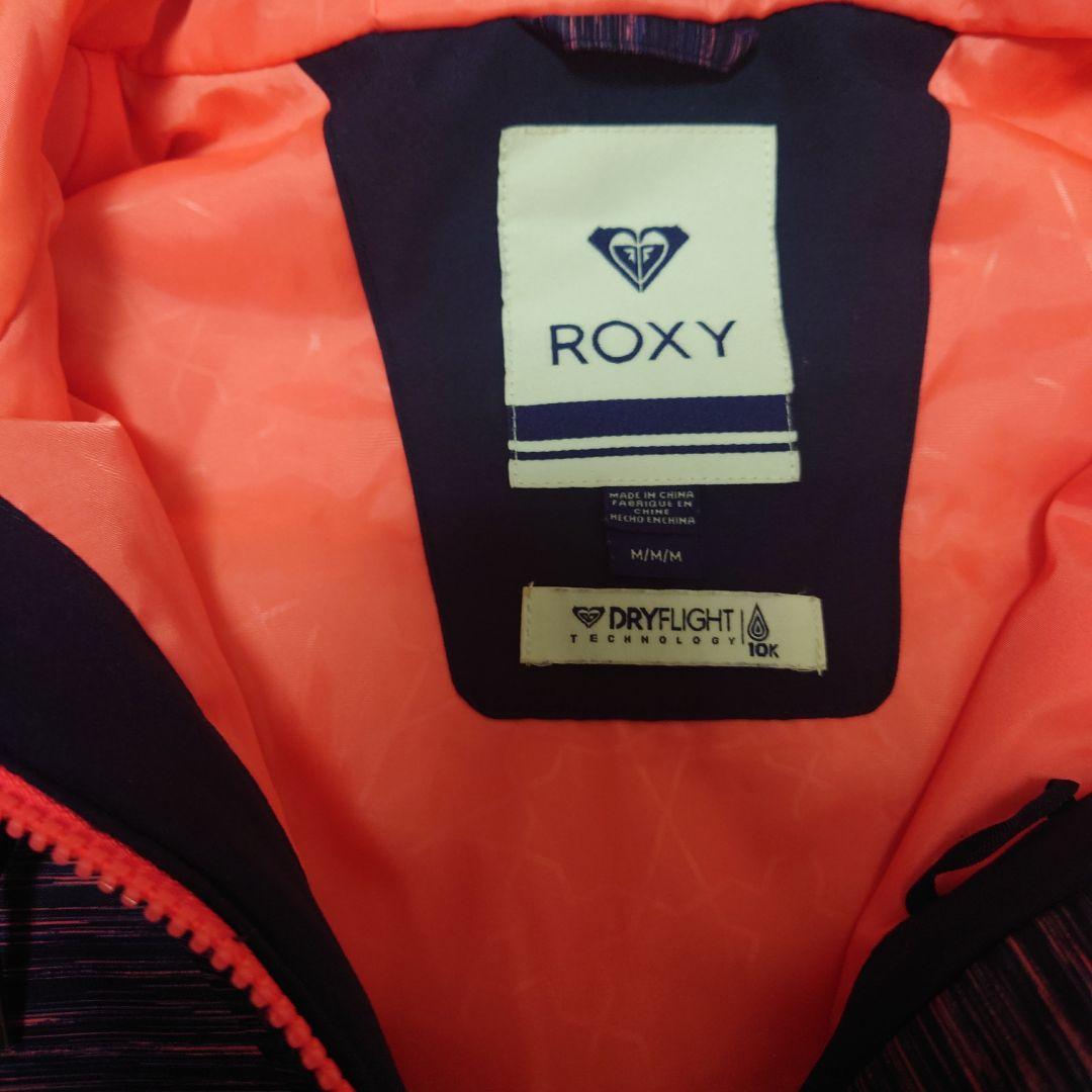 【美品】ROXY　スノボウェア　上下セット　Ｍ　グラデーション　ネイビー　ピンク