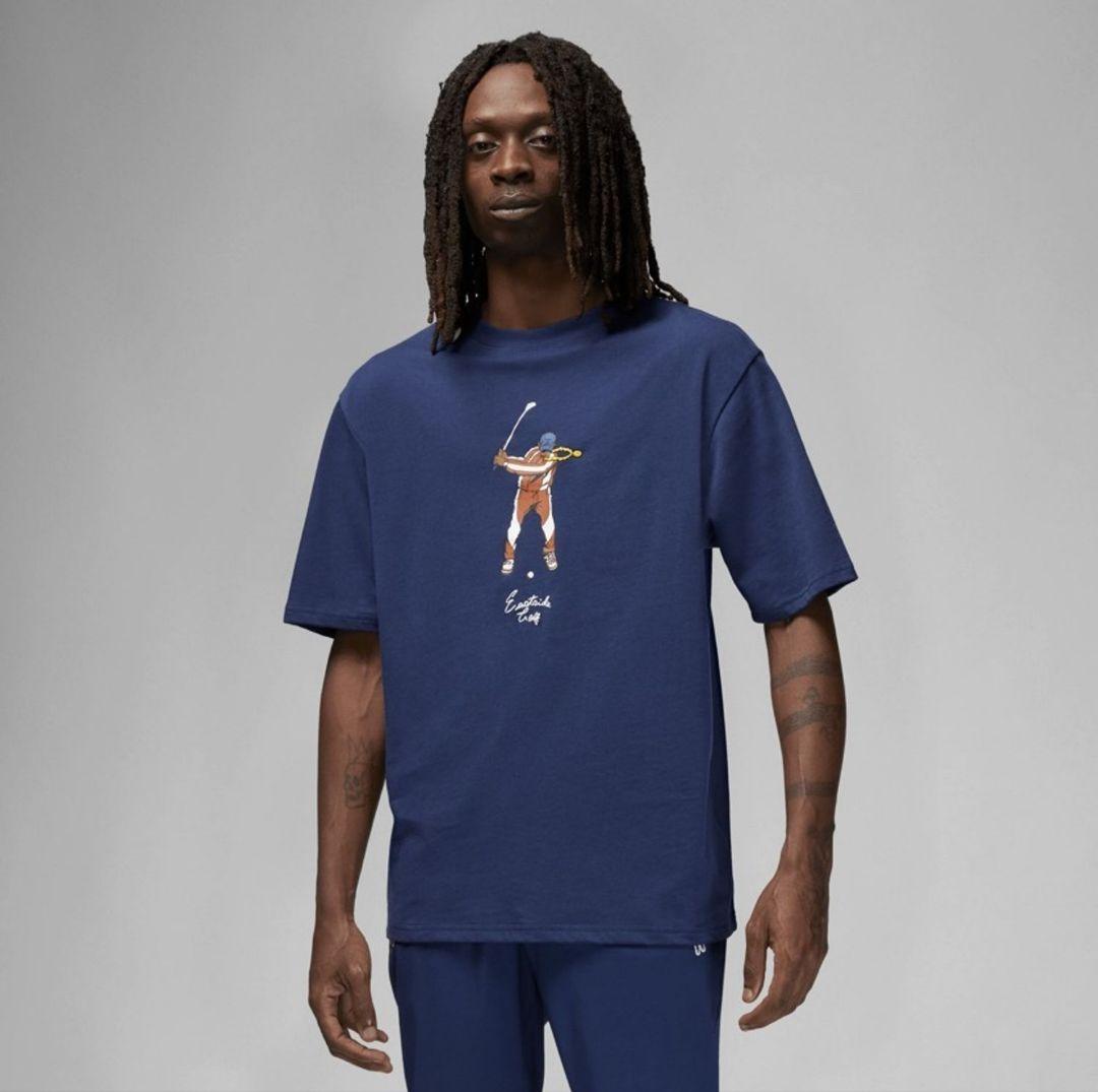 値下げ【レア】JORDANジョーダン × イーストサイドゴルフ Ｔシャツ 紺 M