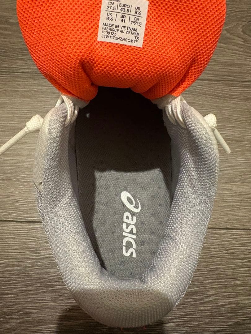 超美品！アシックス　asics バレーシューズ　ミドルカット　27.5cm