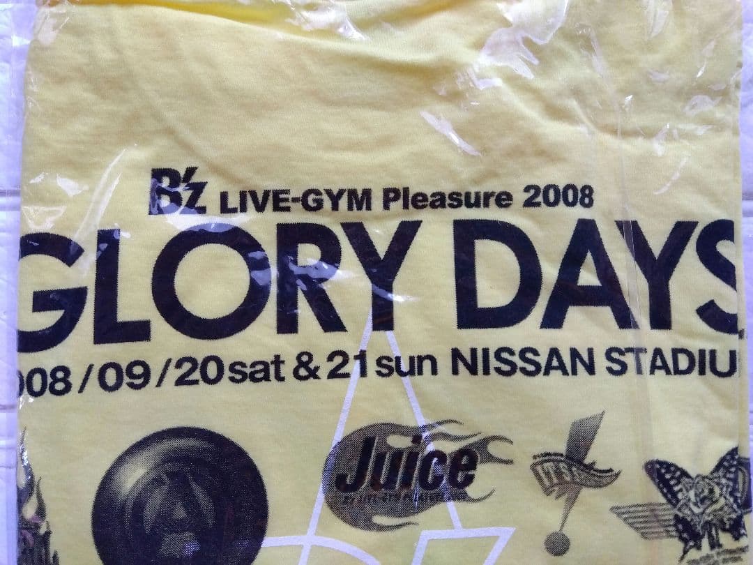 ★新品未開封★B'z 2008 GLORY DAYS 日産限定 Tシャツ M