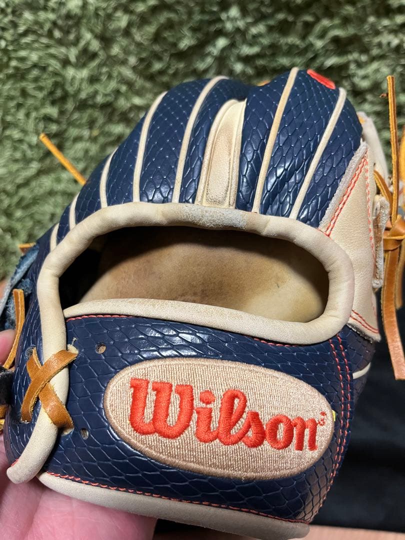 Wilson A2000 JA27 硬式内野手用グラブ キャメル×ネイビーSSS