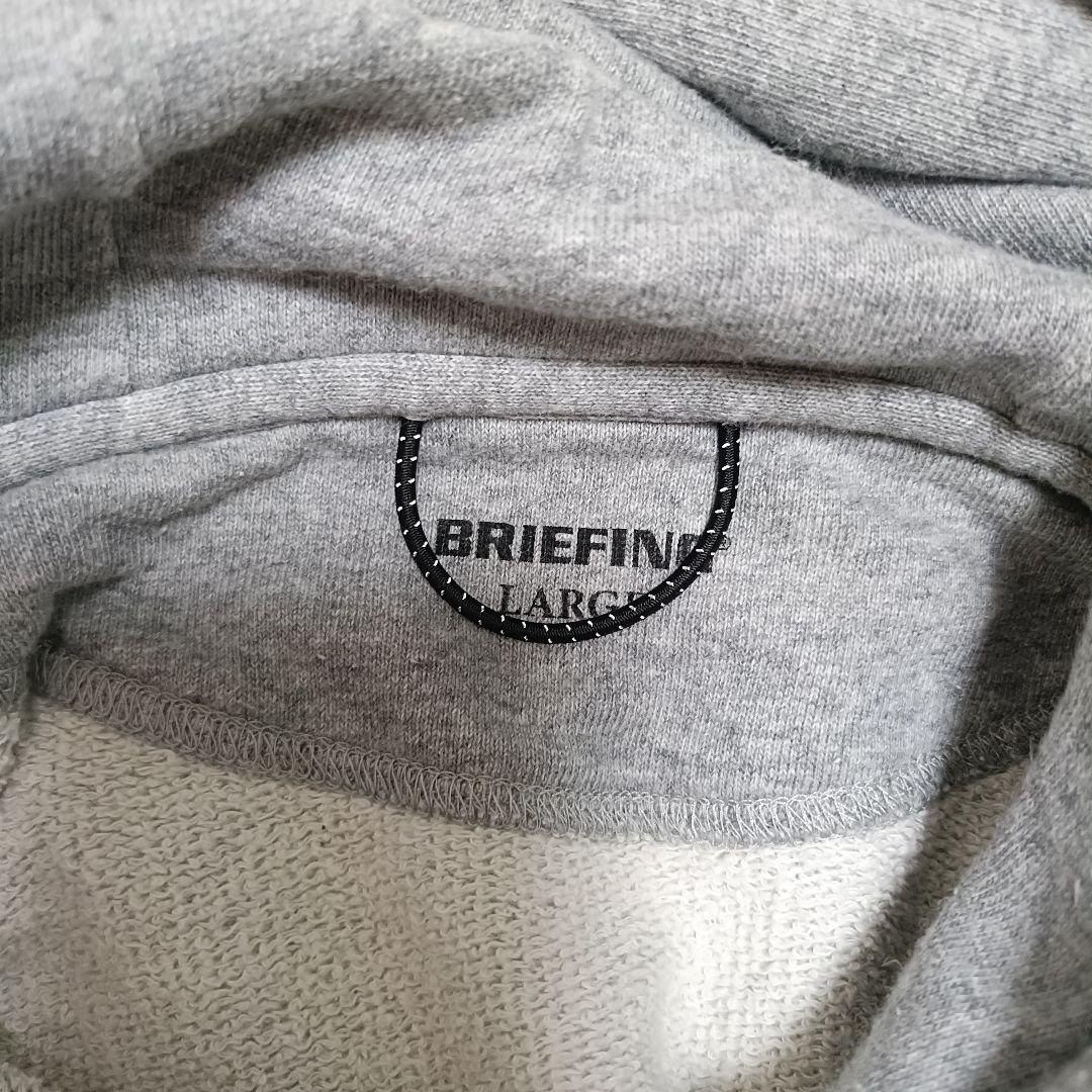 BRIEFING コットン パーカー GOLF メンズ グレー L