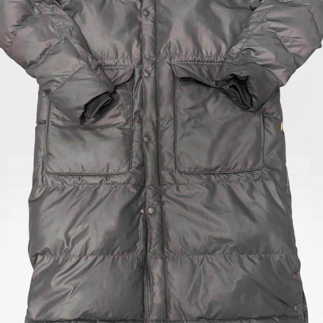 【美品】ATHLETA アスレタ 中綿ベンチコート ロングコート 黒 Lサイズ