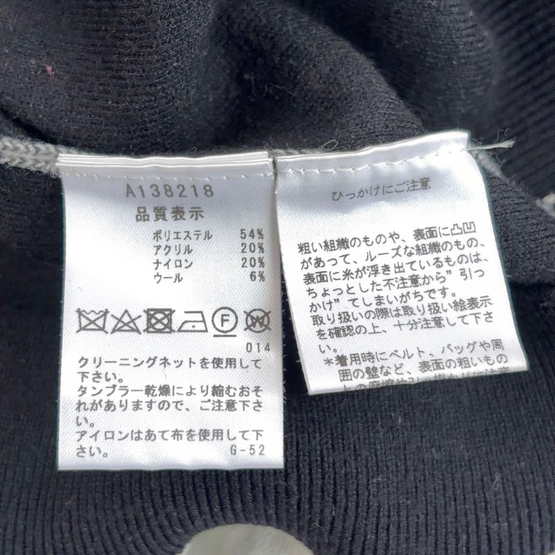 【archivio】ゴルフ 長袖ニット アーチロゴ ハートビジュー 38 M相当