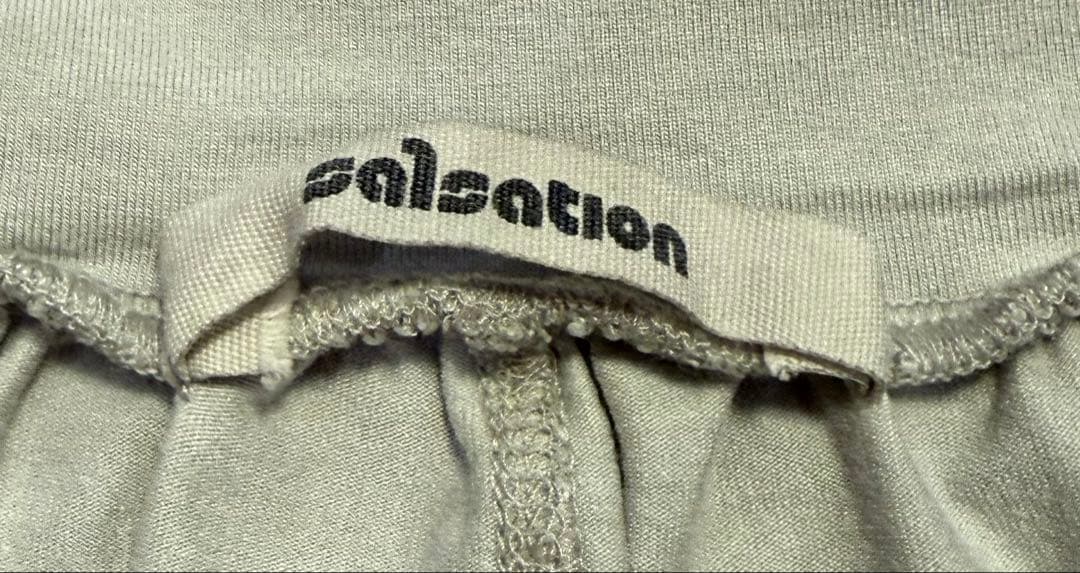 サルセーションSalsationライトグレー サルエルパンツ サイドポケット付き