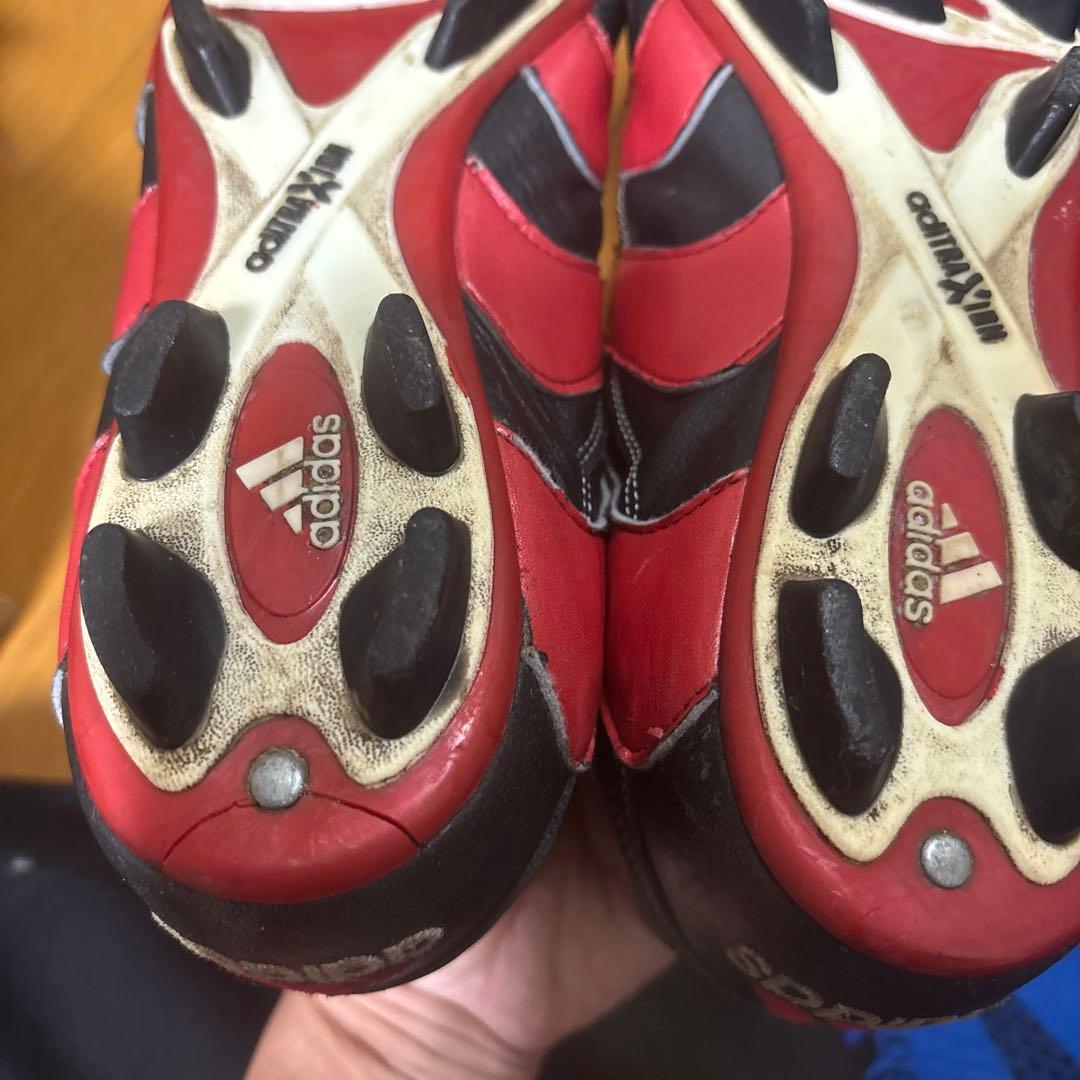 [激レア]adidas サルディーナ　サッカーシューズ 黒/赤