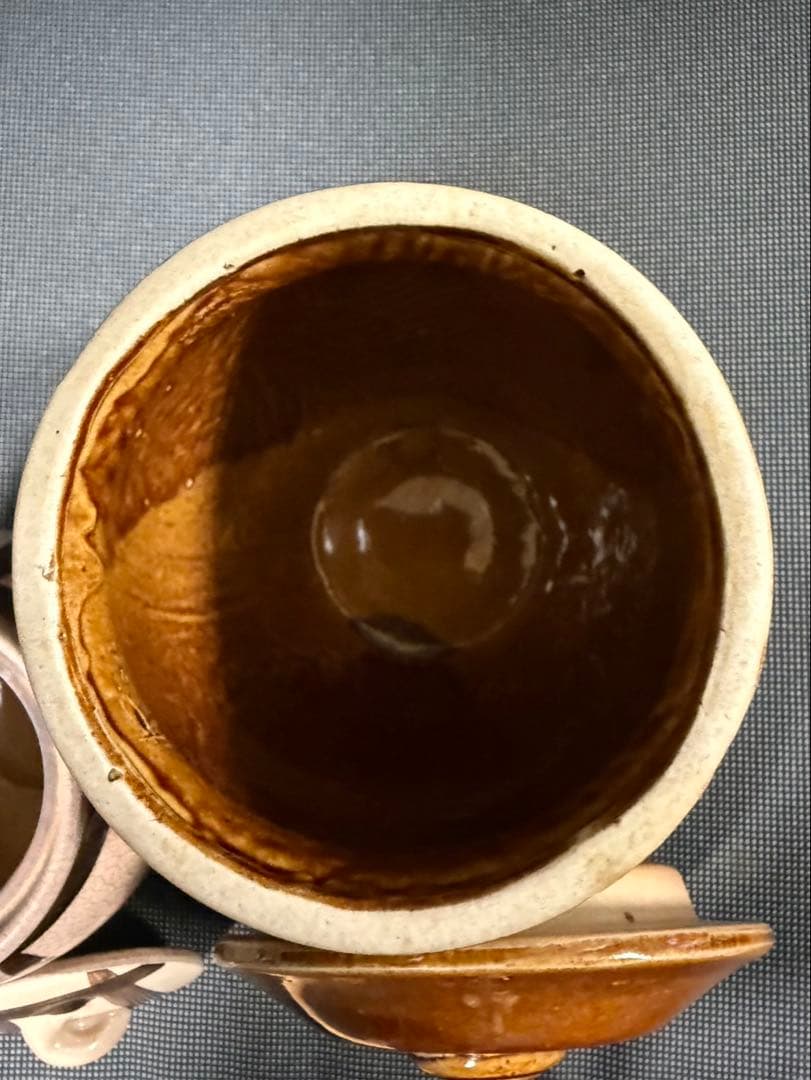葢付きの壺2ケセット