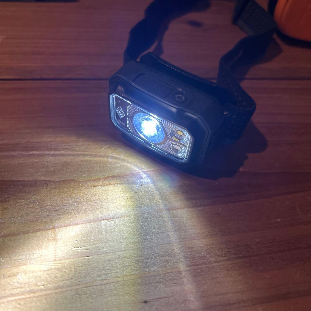 美品　ブラックダイヤモンド　ストーム400 ヘッドライト　STORM 400