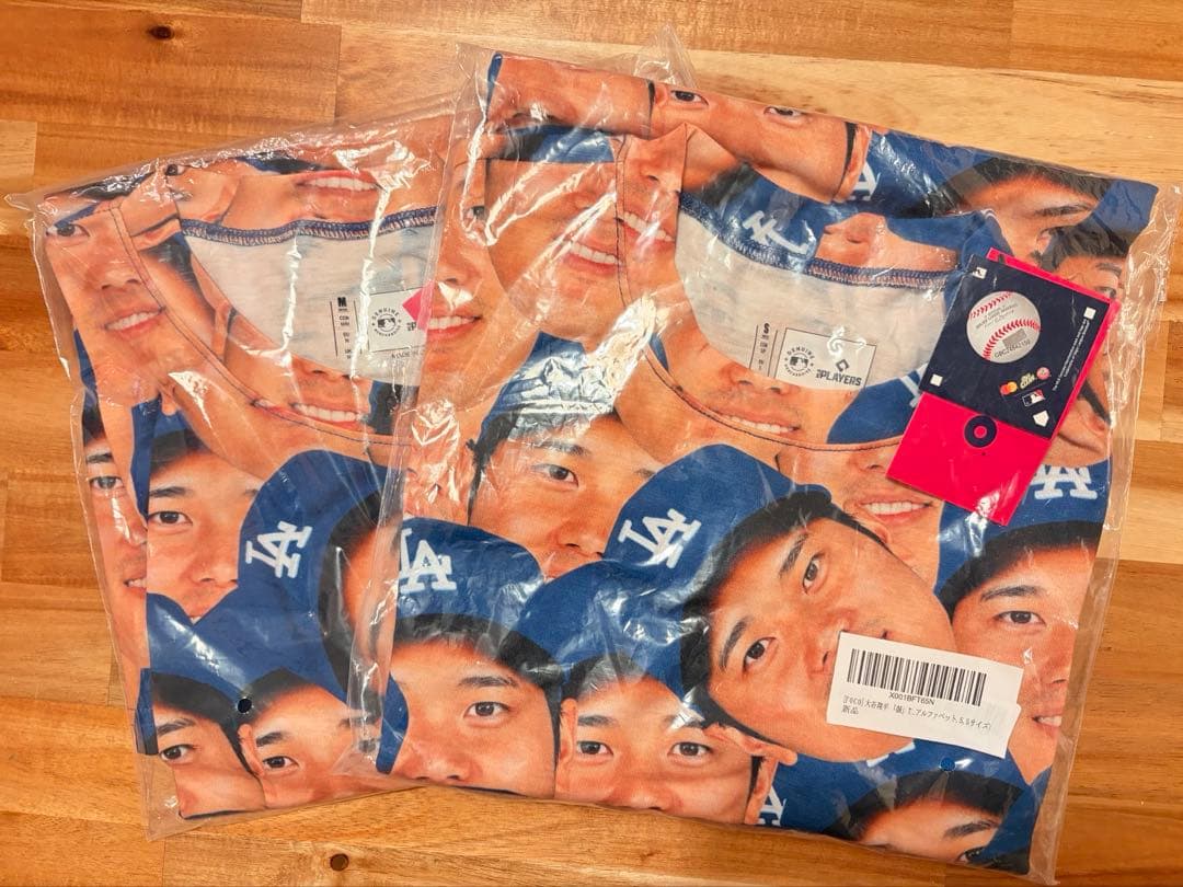【S.M２枚セット！！】大谷翔平 顔だらけ Tシャツ 大谷 顔