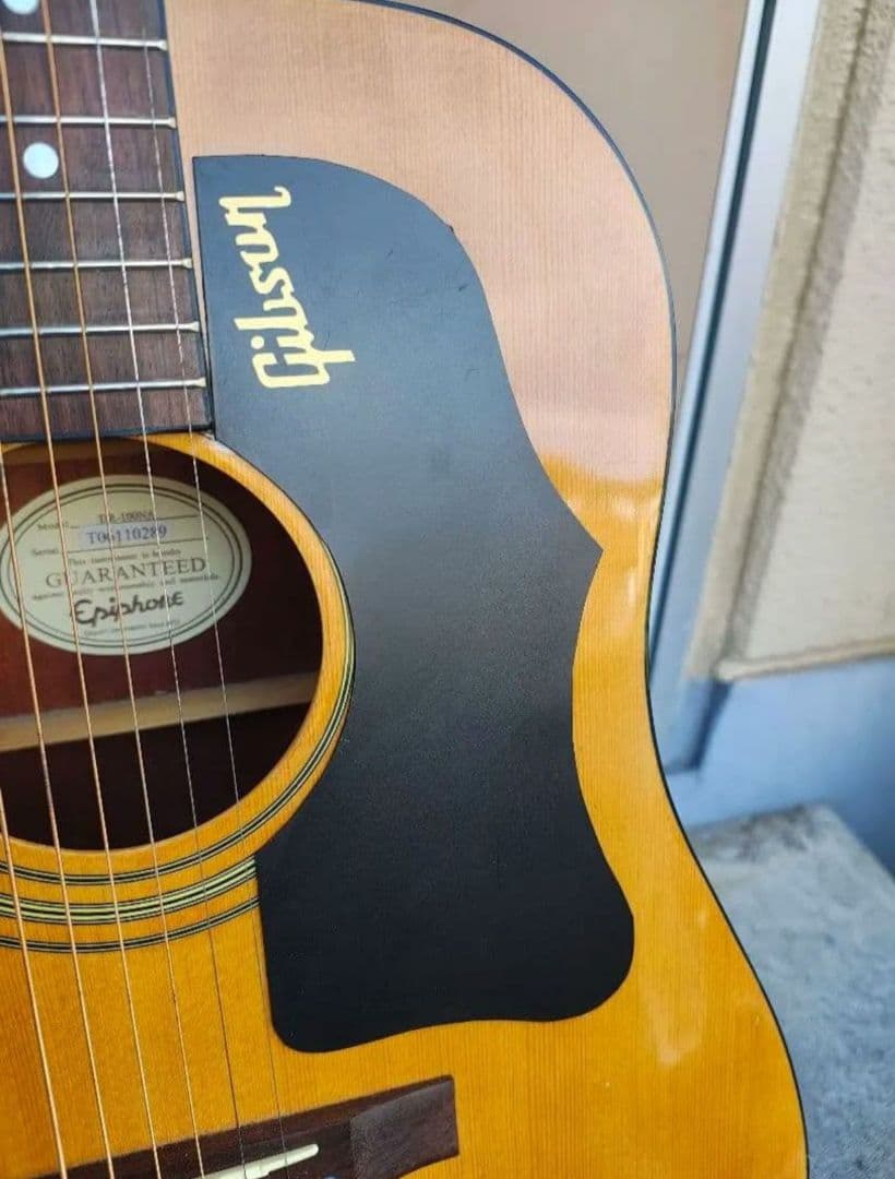 美品 Epiphone DR-100 NA コンタクトPU✕２個搭載 エレアコ