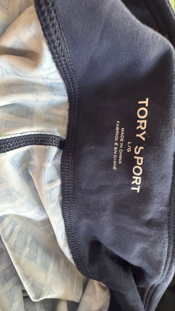 トリーバーチTORY SPORT グリッドパターン ヨガパンツL/Gストレッチ