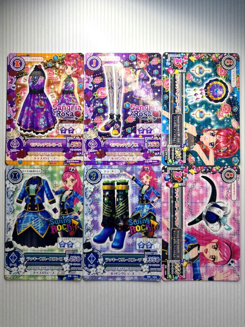 アイカツ！ DSカード 6枚セット コーデまとめ　Aikatsu!
