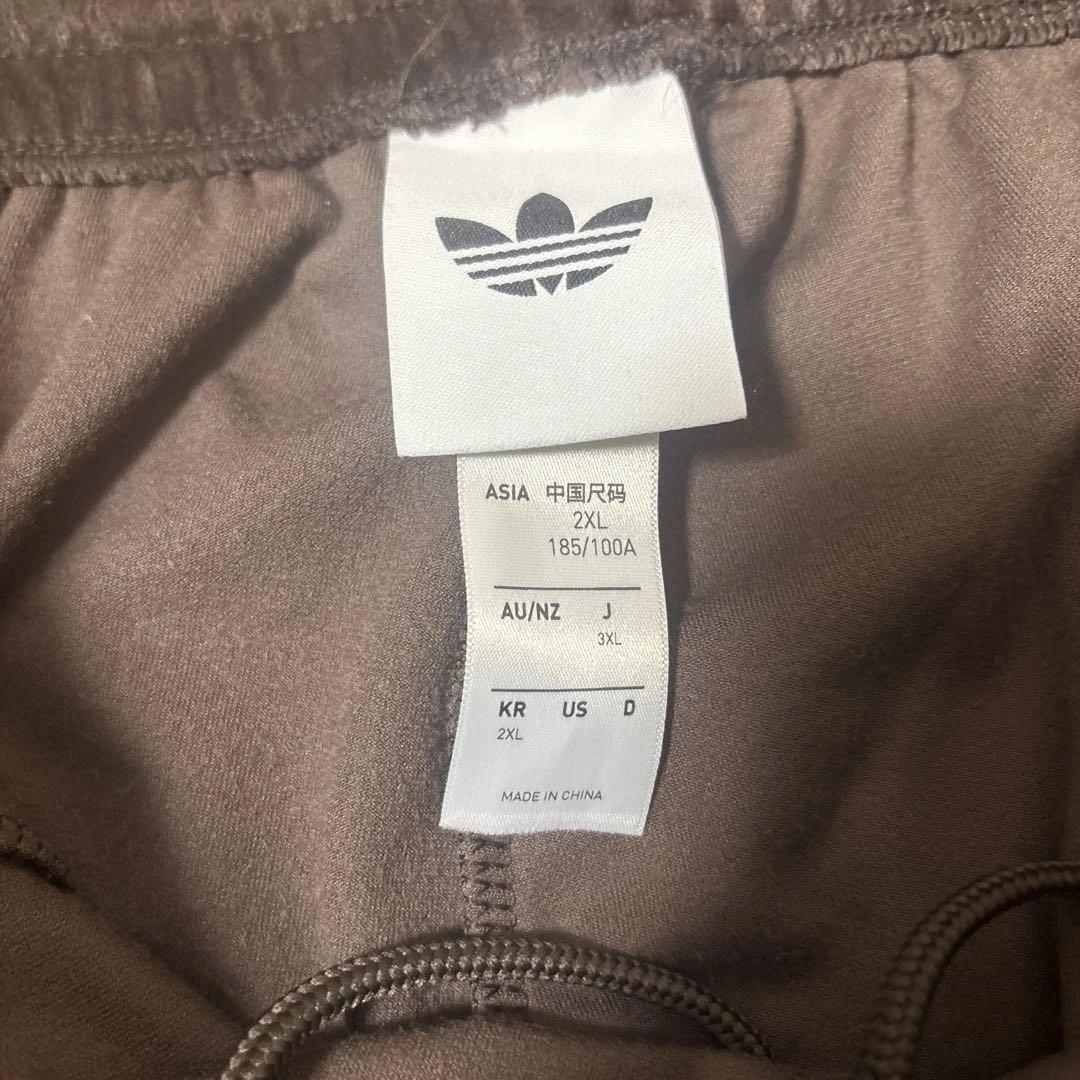 adidas アディダス ファイヤーバード ベロア ダークブラウン 3XL