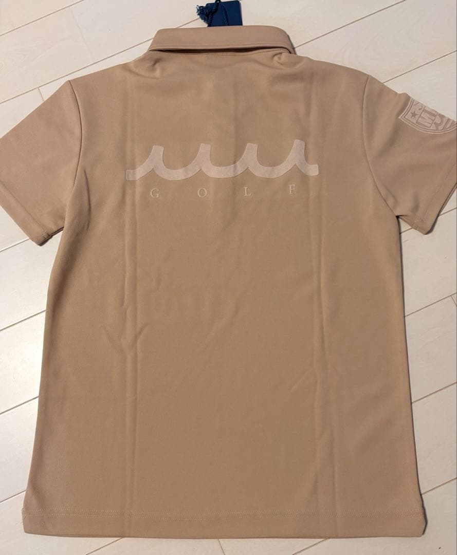 MUTA ベージュ ポロシャツ M