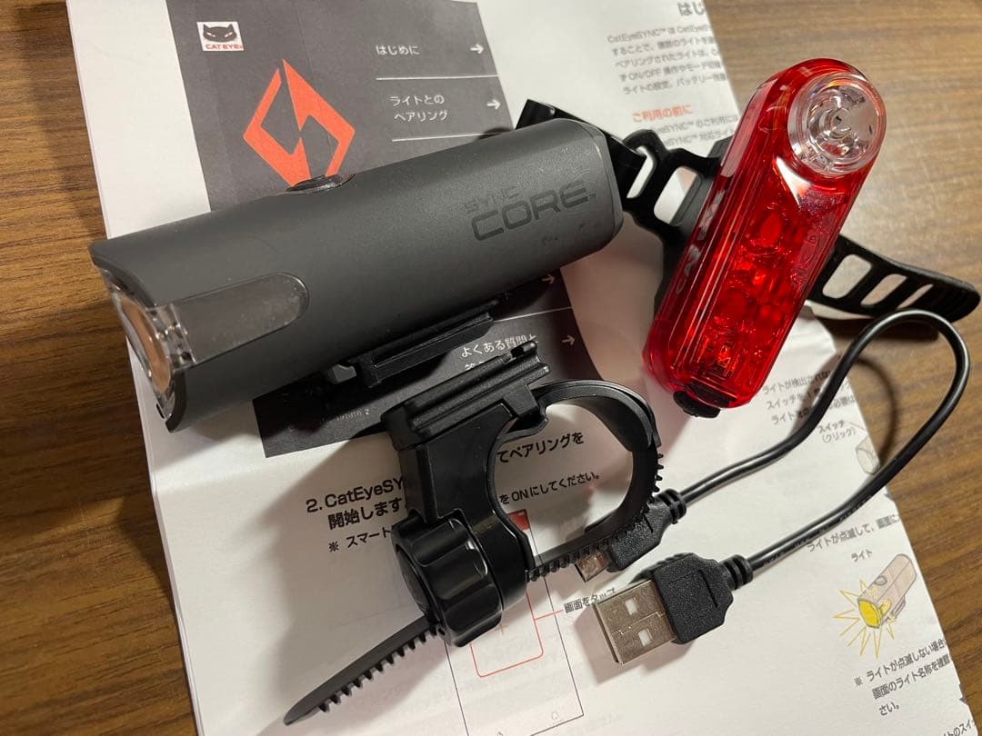 Cateye Bluetooth 連動ライト SYNC Core/Kinetic