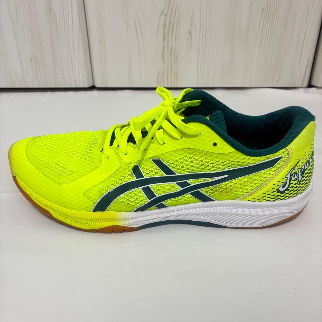 【美品】asics ローテジャパンライトFF 28cm イエロー バレーシューズ