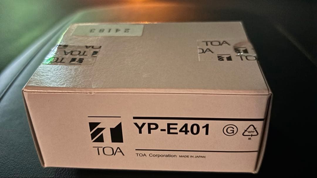 【新品未開封】TOA WT-1100受信機3台とイヤホン YP-E401 １個
