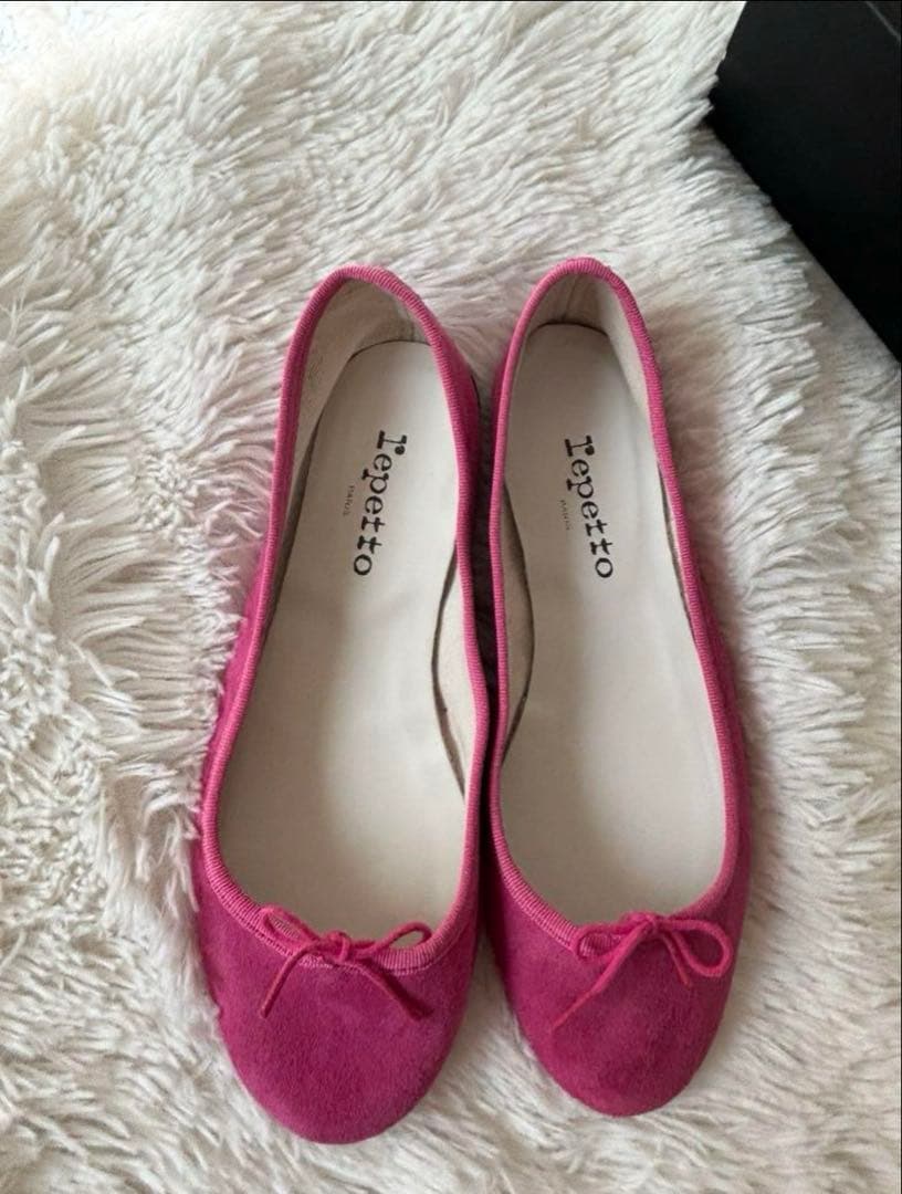 Repetto ピンク バレエシューズ 40サイズ 25.0〜25.5