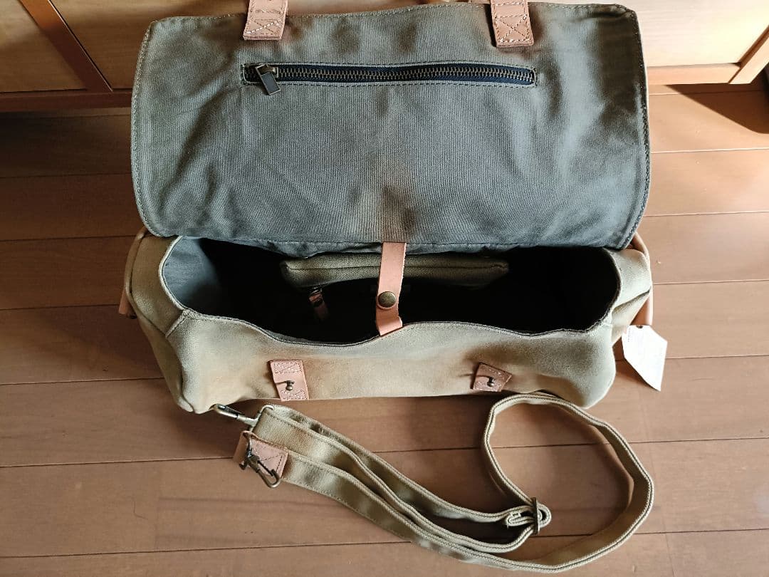 WEMUG帆布サイクルバック ハンドルポーチ ヴィンテージ物 未使用長期保管品