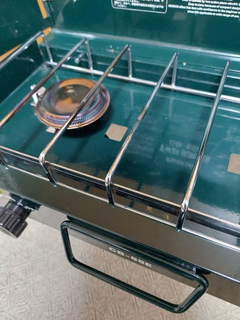 [希少品]イワタニ　ツインバーナーCB-55E　アウトドア　防災用