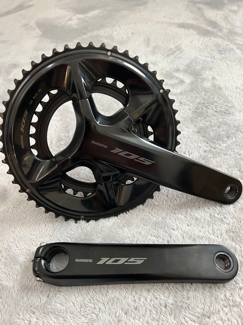 美品 105 Di2 R7100 2000km 充電器付 170mm 動作確認済