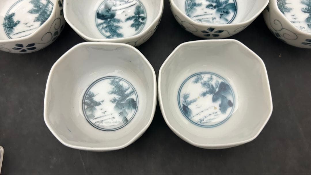 角型猪口　小鉢　懐石料理　和食器　14客