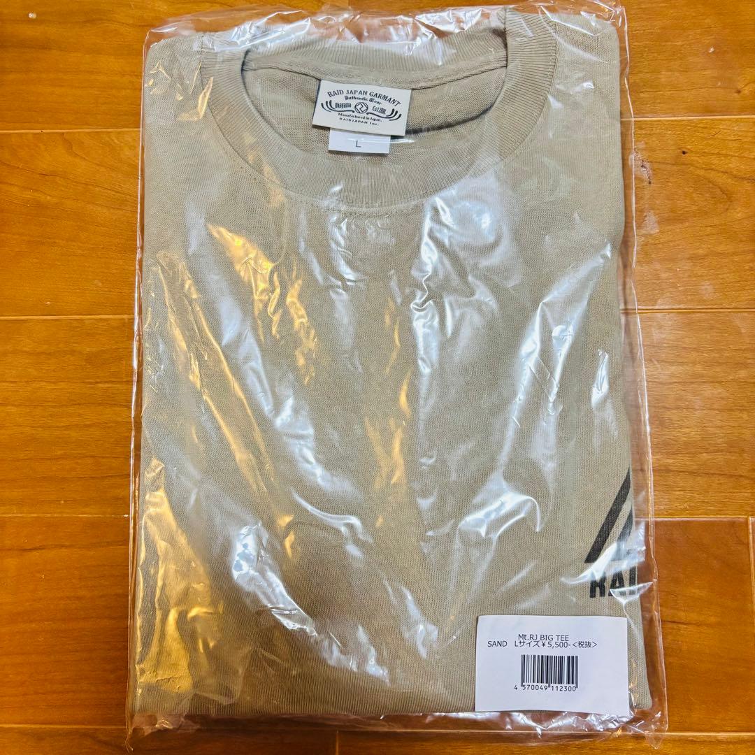 RAID JAPAN サンド ビックTシャツ Lサイズ