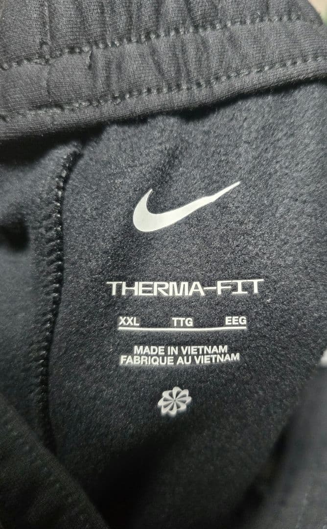 Nike Therma-Fit ブラック ウォームアップパンツ XXL