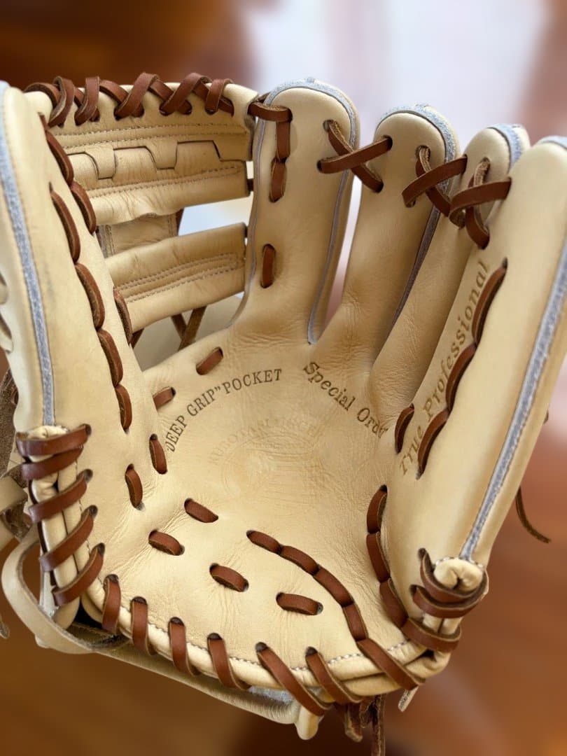 スラッガー 野球グローブ 特別注文 クリーム色
