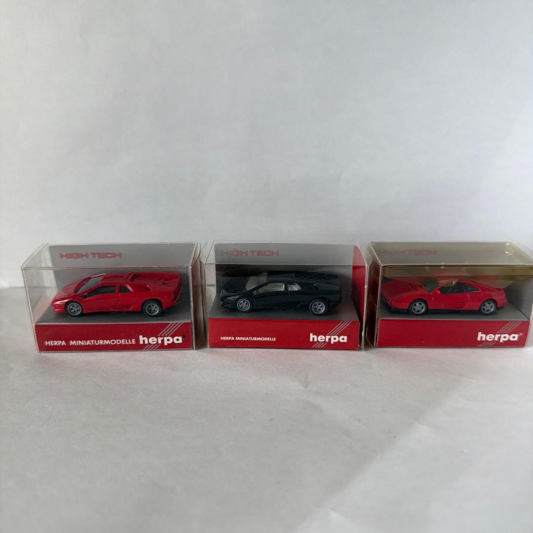 herpa 他フェラーリ7台、ランボルギーニ2台セット