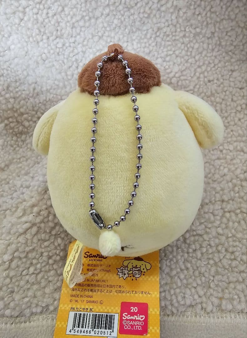 【タグ付き】ポムポムプリンたこ焼きマスコット　大阪ギティランド限定　美品